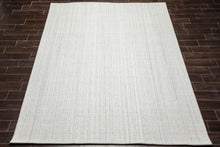 Multi Size Tone on Tone Gray Color Hand Loomed  Wool Contemporary Oriental Rug