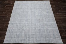 Multi Size Slate Blue Color Hand Loomed  Wool Contemporary Oriental Rug