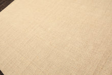 Multi Size Beige Tan Color Hand Loomed Berber Wool Contemporary Oriental Rug