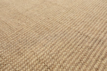 Multi Size Beige Tan Color Hand Loomed Berber Wool Contemporary Oriental Rug