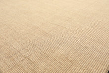 Multi Size Beige Tan Color Hand Loomed Berber Wool Contemporary Oriental Rug