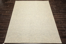 Multi Size Ivory Beige Blue Color Hand Loomed  Wool Contemporary Oriental Rug