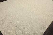 Multi Size Ivory Beige Blue Color Hand Loomed  Wool Contemporary Oriental Rug