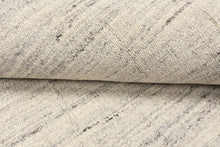 Multi Size Ivory Gray Color Hand Loomed  Wool Contemporary Oriental Rug