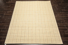 Multi Size Ivory Beige Slate Color Hand Loomed  Wool Contemporary Oriental Rug