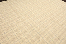 Multi Size Ivory Beige Slate Color Hand Loomed  Wool Contemporary Oriental Rug