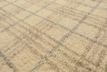 Multi Size Ivory Beige Slate Color Hand Loomed  Wool Contemporary Oriental Rug