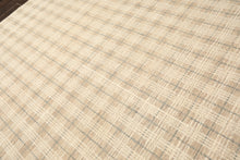 Multi Size Taupe Ivory Teal Color Hand Loomed  Wool Contemporary Oriental Rug