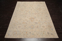 LoomBloom Beige Oushak Wool Rug LoomBloom Hand Knotted 8'11''x11'11''