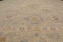 LoomBloom Beige Oushak Wool Rug LoomBloom Hand Knotted 8'11''x11'11''