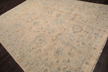 LoomBloom Beige Oushak Wool Rug LoomBloom Hand Knotted 9'x11'11''