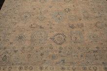 LoomBloom Beige Oushak Wool Rug LoomBloom Hand Knotted 9'x11'11''