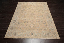 LoomBloom Beige Oushak Wool Rug LoomBloom Hand Knotted 9'2''x11'11''