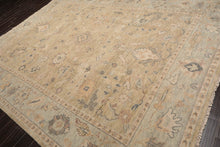 LoomBloom Beige Oushak Wool Rug LoomBloom Hand Knotted 9'2''x11'11''