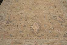 LoomBloom Beige Oushak Wool Rug LoomBloom Hand Knotted 9'2''x11'11''