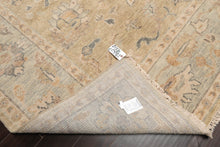 LoomBloom Beige Oushak Wool Rug LoomBloom Hand Knotted 9'2''x11'11''