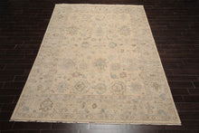 LoomBloom Beige Oushak Wool Rug LoomBloom Hand Knotted 8'11''x11'10''