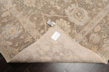 LoomBloom Brown Oushak Wool Rug LoomBloom Hand Knotted 9'x12'1''