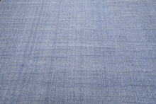 Multi Size Tone on Tone Blue Color Hand Loomed Berber Wool Contemporary Oriental Rug
