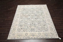 9x12 Gray, Ivory Hand Tufted Hand Made 100% Wool Transitional  Oriental Area Rug