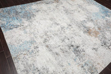 Multi Size Beige Machine Made Contemporary/Abstract washable Polyester Oriental Area Rug