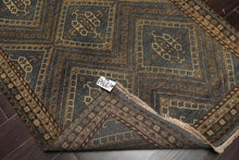 LoomBloom 3'11''x6'0" Blue Hand Knotted Traditional Oushak Wool Oriental Area Rug - Oriental Rug Of Houston