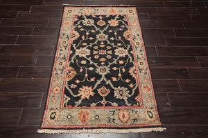 Multi Size Charcoal Hand Knotted Traditional Oushak Wool Oriental Area Rug - Oriental Rug Of Houston
