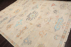 Multi Size Beige, Aqua, Gray Color Hand Knotted Oriental Wool Arts & Crafts/Mission Oriental Rug