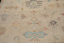 Multi Size Beige, Aqua, Gray Color Hand Knotted Oriental Wool Arts & Crafts/Mission Oriental Rug