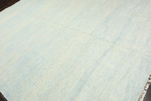 9x12 Ivory, Aqua, Color Hand Knotted Tibetan Wool & Silk Modern & Contemporary Oriental Rug