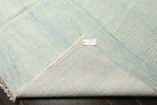 9x12 Ivory, Aqua, Color Hand Knotted Tibetan Wool & Silk Modern & Contemporary Oriental Rug
