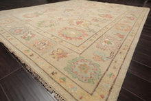 8x10 Beige Ivory Aqua Color Hand Knotted Oriental Wool Arts & Crafts/Mission Oriental Rug