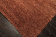 8x10 Rust, , Color Hand Woven  100% Wool Modern & Contemporary Oriental Rug