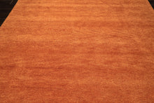 8x10 Burnt Orange, , Color Hand Woven  100% Wool Modern & Contemporary Oriental Rug