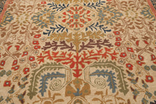 Multi Sizes Beige Handmade 100% Wool Arts & Craft Transitional Oriental Area Rug