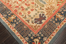 Multi Sizes Beige Handmade 100% Wool Arts & Craft Transitional Oriental Area Rug