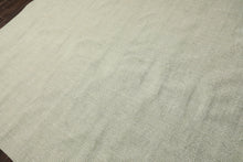 Multi Size Celadon Gray Color Hand Loomed Berber Wool Contemporary Oriental Rug