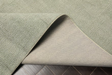 Multi Size Celadon Gray Color Hand Loomed Berber Wool Contemporary Oriental Rug