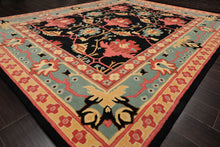 LoomBloom Multi Black Hand Tufted Transitional Art & Crafts Wool Oriental Area Rug