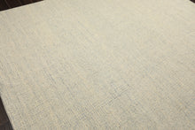 Multi Size Ivory Blue Slate Color Hand Loomed Berber Wool Contemporary Oriental Rug