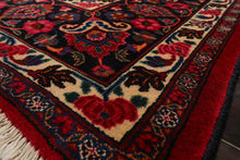 LoomBloom 10'x12'1" Burgundy Hand Knotted Traditional Kashan 200 KPSI  Wool Oriental Area Rug