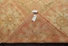 OverSize Moss, Taupe, Mint Color Hand Knotted Oushak Wool Arts & Crafts Oriental Rug