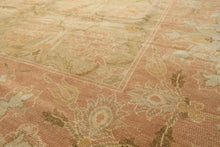 OverSize Moss, Taupe, Mint Color Hand Knotted Oushak Wool Arts & Crafts Oriental Rug