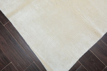 Runner Off White, , Color Hand Knotted Tibetan Viscose Moden & Contemporary Oriental Rug