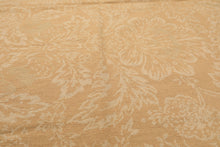 4x6 Tan, Beige, Gold Color Hand Woven French Aubusson Needlepoint Wool Transitional Oriental Rug
