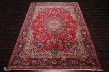 LoomBloom 10'x13'2" Red Hand Knotted  Tabriz Wool Oriental Area Rug