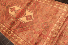 5x8 Rust, Beige, Rose Color Hand Knotted Turkish Oushak Wool Traditional Oriental Rug