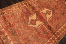 5x8 Rust, Beige, Rose Color Hand Knotted Turkish Oushak Wool Traditional Oriental Rug