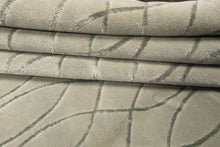 9x12 Tone on Tone Faded Seafoam, , Color Hand Knotted Tibetan Wool & Pure Silk Modern & Contemporay Oriental Rug