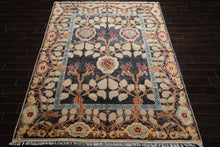 LoomBloom Multi Color Multi Size Hand Knotted Arts & Crafts/Mission Stained Glass Oushak Wool Oriental Area Rug